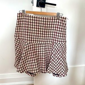 Plaid and pink lined Maeve skirt